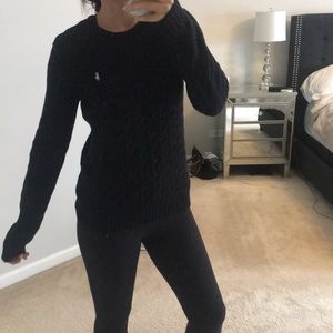 Ralph Lauren sport black sweater
